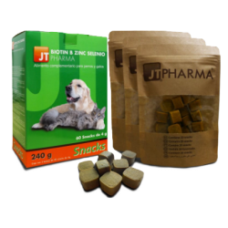 JT-BIOTIN B ZINC SELENIU 60 SNACKS