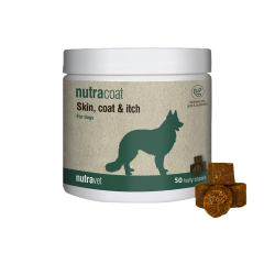 NUTRACOAT CHEWS 50 chews gustoase